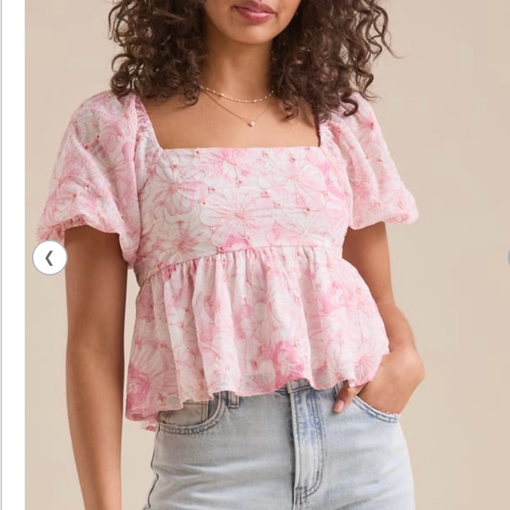Altar’d State Hailey Babydoll Top